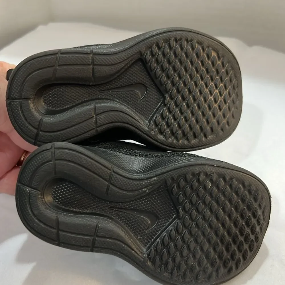 Nike Black pull on sneakers size 4C NWOT